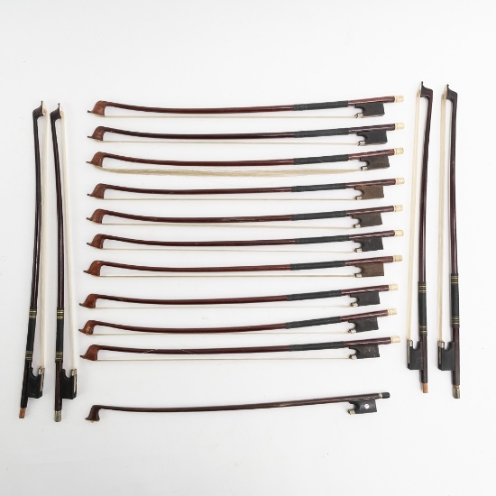 (15) Student Violin Bows