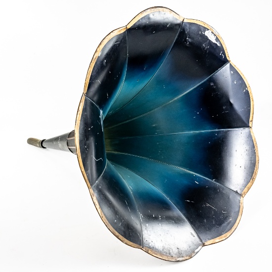 Cylinder Phonograph Horn- Sunbird/Silk