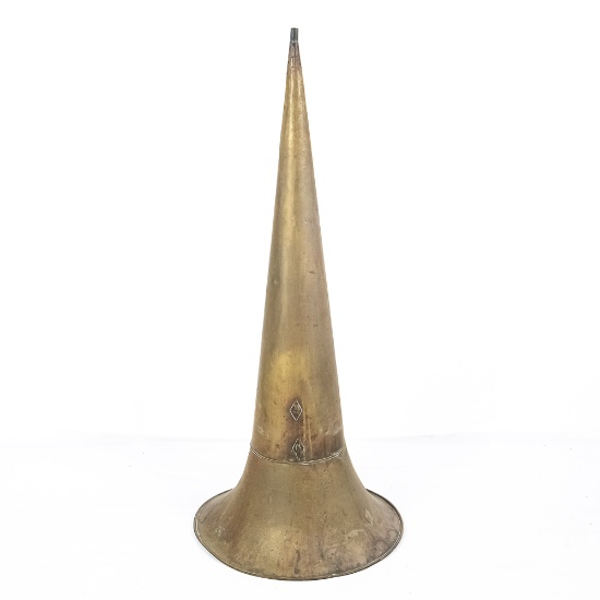 Large all Brass Cylinder Phonograph Horn