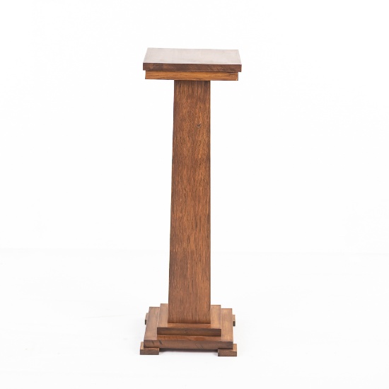 36" Oak Pedestal