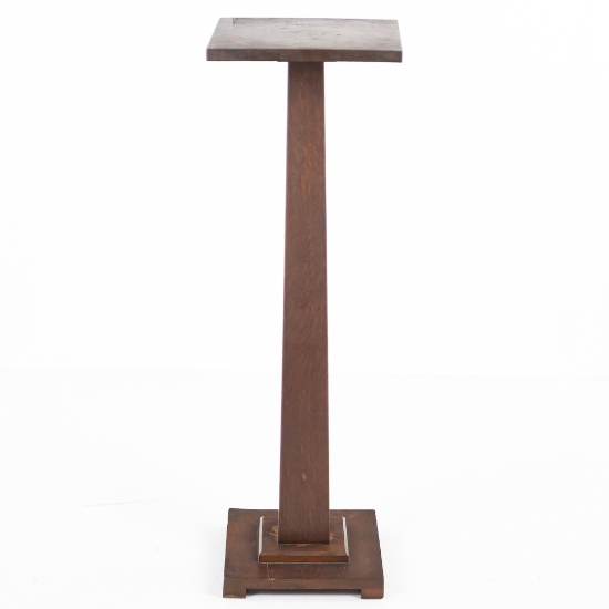 36" Oak Pedestal