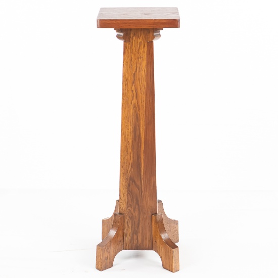 36" Oak Pedestal