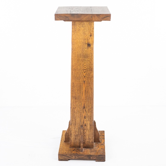 45" Oak Pedestal