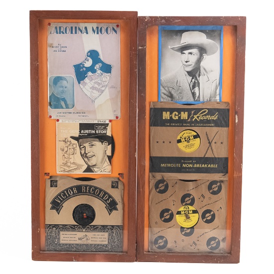 Carolina Moon and Hank Williams Music Display