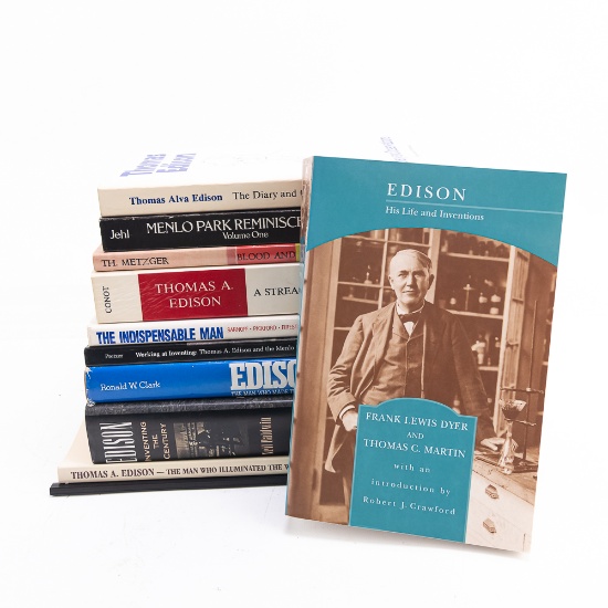 11 Edison Biographical Books