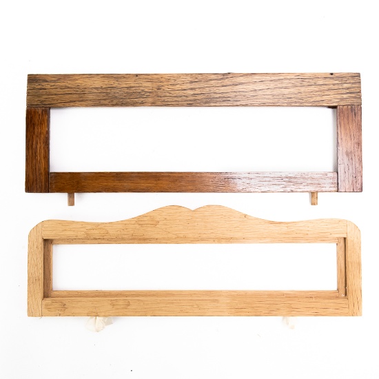 2 Coin Op Cylinder Phonograph Oak Marquees