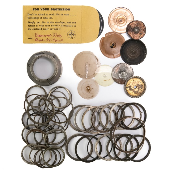 Cylinder Phonograph Reproducer Parts Lot