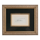 Framed Thomas Edison Signature Autograph