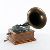 Zonophone Grand Front Mount Disc Horn Phonograph