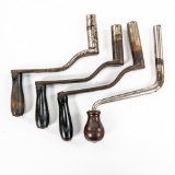 Lot of 4: Columbia Disc Horn Phonograph Cranks