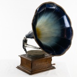 Zonophone Concert Grand Rear Mount Disc Horn Phono