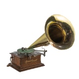 Zonophone Concert Grand Disc Horn Phono