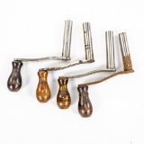 Lot of 4: Edison Cylinder Phonograph Cranks
