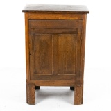 Oak Cylinder Record Cabinet