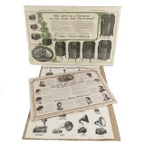 3 Phonograph Paper Advertisements