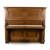 1905 Wing & Sons Pedal Upright Grand Piano Type 29