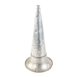 Aluminum Columbia Cylinder Phonograph Horn
