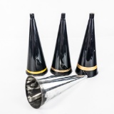 Four Reproduction Cylinder Phonograph Cone Horns