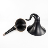 2 Antique Radio Horns