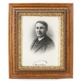 Thomas A. Edison Framed Etching