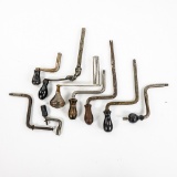 Lot of 9: Various Phonograph Cranks