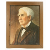 Thomas A. Edison Large Framed Color Print
