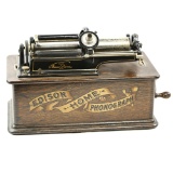 Edison Home Model B Cylinder Phonograph With Horn