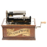 Columbia Type AT Cylinder Phonograph W/Horn