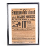 Grand Graphophone Smyth Co. Advertising Poster