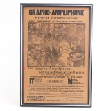 Grapho-Ampliphone Framed Advertising Framed Poster