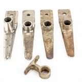 Lot of 5: Edison Cylinder Phono Horn Support Parts