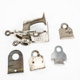 Lot of 5: Cylinder Phonograph Horn Support Parts