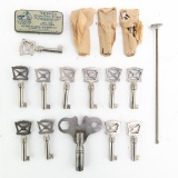 Large Lot NOS Phonograph Keys