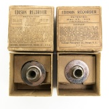 2 Edison Recorders