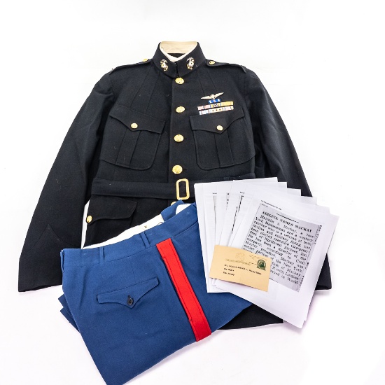 WWII USMC LT COL Malcolm S Mackay Uniform