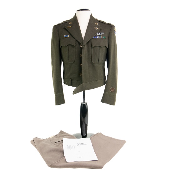 WWII Uniform CPT Johnnie L Carter 363 FS /357 FG