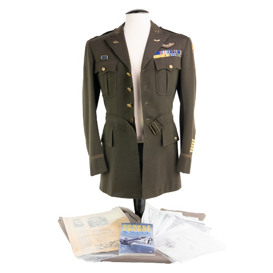 WWII US MAJ George Preddy ACE Pilot Uniform & More