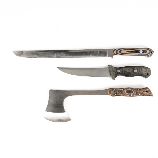 3 Custom Handmade Knives