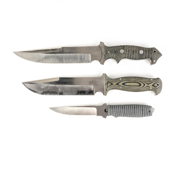 3 Custom Handmade Knives