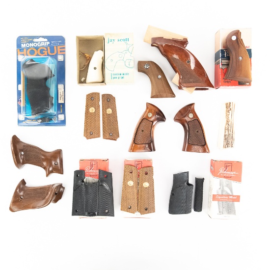 10 Pairs of Vintage Handgun Grips