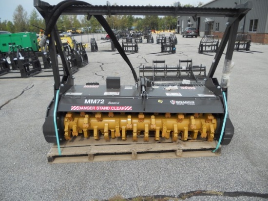 NEW! Bradco MM72S Series Forestry Mulcher