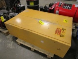 Yellow Flame Resistant Cabinet W/ Contents