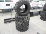 NEW (4) 12-16.5 Skid Steer Tires