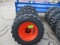(4) NEW 12-16.5 Skid Steer Tires with Rims