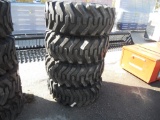 NEW (4) 12-16.5 Skid Steer Tires with Rims