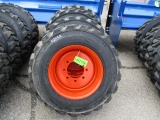 (4) NEW 10-16.5 Skid Steer Tires with Rims
