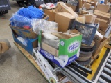 Pallet Of Miscellaneous Industrial Cleaning Supplies