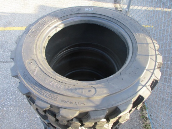 New (4) 10-16.5 LoadMaxx Skid Steer Tires