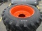 NEW (4) 10-16.5 Skid Steer Tires on Bobcat Wheels