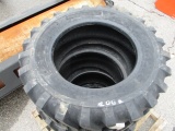 (4) 10-16.5 Skid Steer Tires